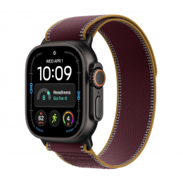 Apple Watch Ultra 4 GPS+Cellular, 49 мм, Black Titanium, Trail Loop (Burgundy)